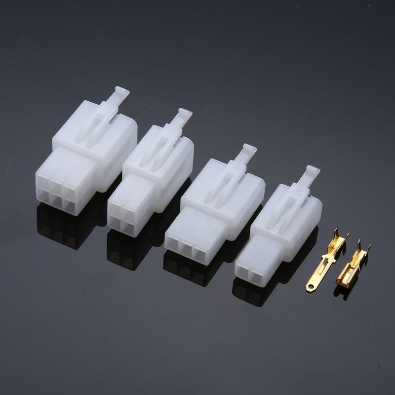 380pcs/set Auto Car Motorcycle 2.8mm 2 3 4 6 pin Electrical Wire Connector