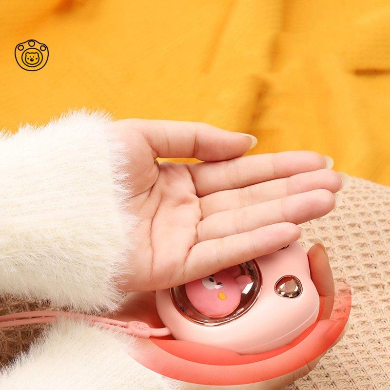 Mini Portable Hand Warmer Cute Cat Claw Shape Usb Rechargeable Quick Heating Winter Hand Heating Stove Green