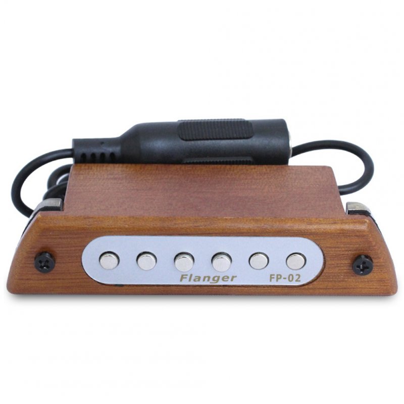 Flanger Wood Acoustic Guitar Sound Hole Pickup Magnetic Pickup for 39"/40"/41"/42" Acoustic Guitar Accessories 