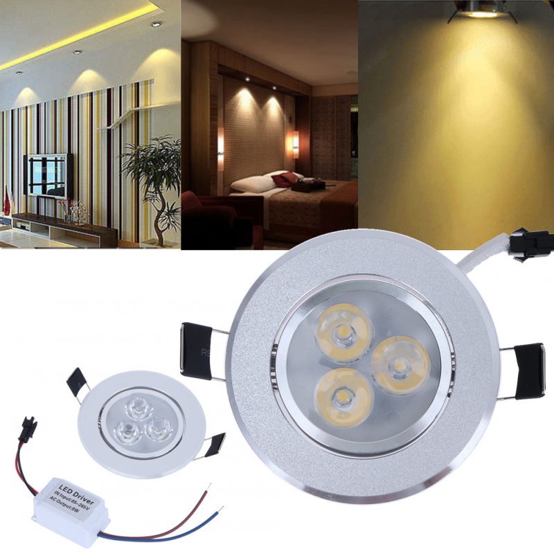 9w Led Spot Light Ac85-265v Universal Adjustable Angle High Brightness Ceiling Recessed Light Lamp