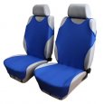 Car Front Breathable Seat Covers Blue