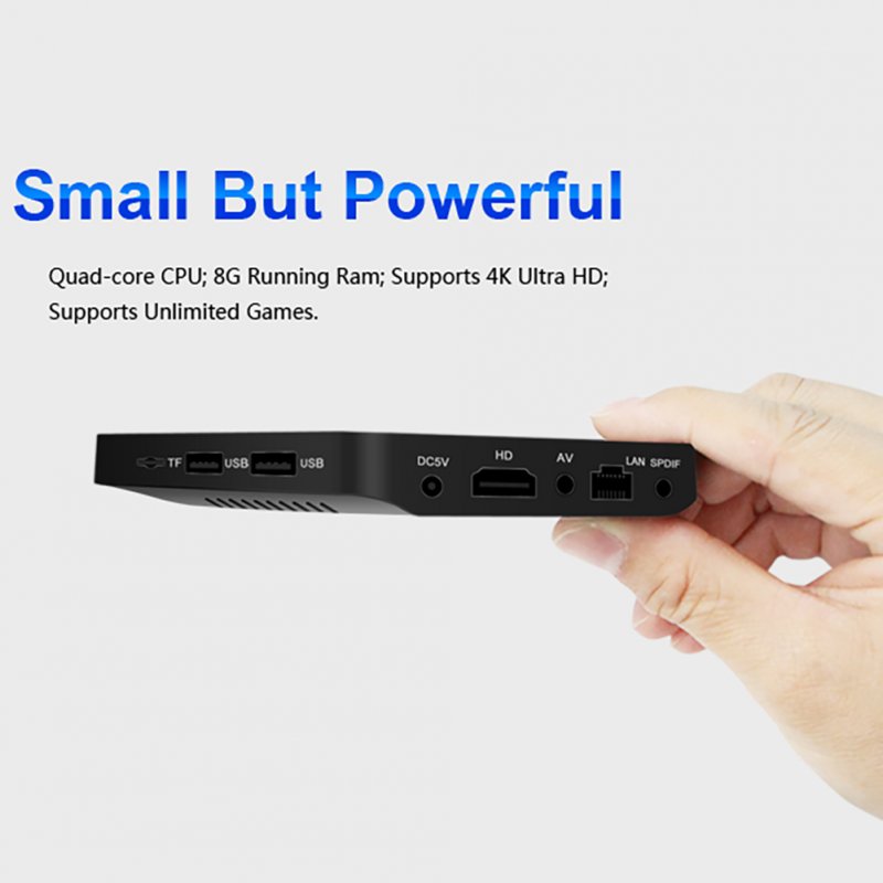 Q96 Mini Smart TV Box S905 Quad-core Android Set Top Box 4k HD Rj45 10/100m Network Media Player Home Theater AU Plug