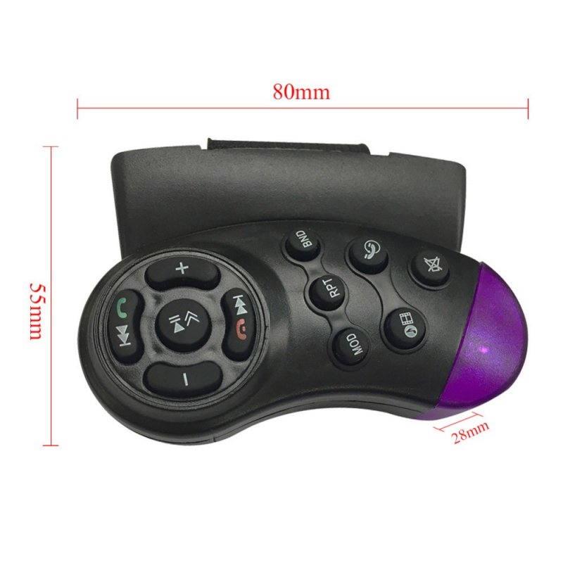 Universal Steering Wheel Button Remote Control Key for Car Navigation DVD Multimedia Music Player