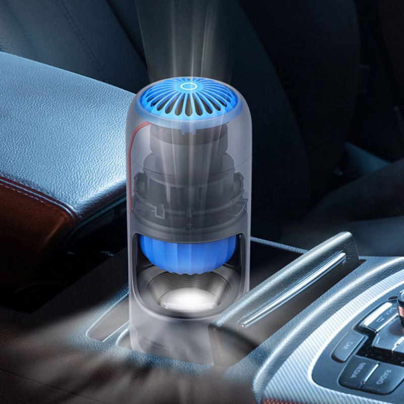 Z5 Car Air Purifier Cup Style Touch Control 3 Speeds Adjustable for Office Home Bedroom 