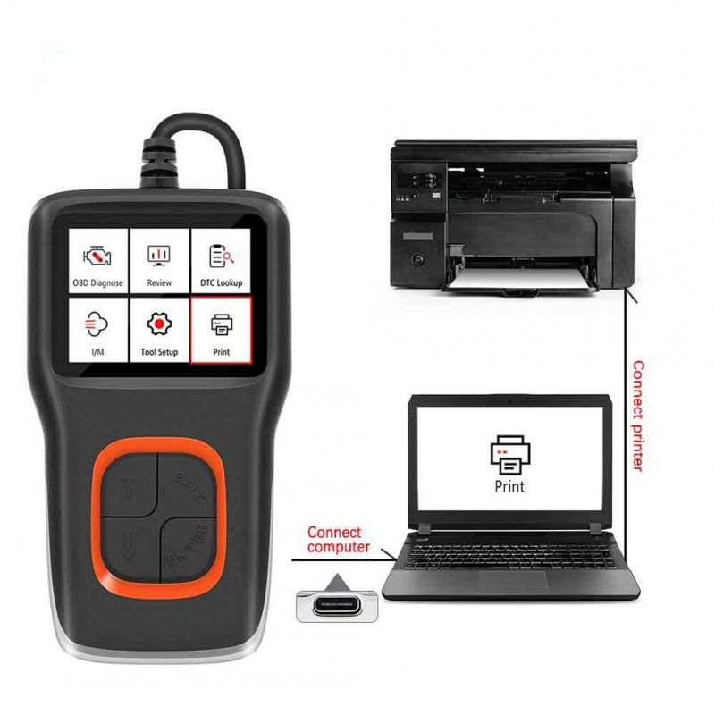 Viecar Vp101 Code Reader Automobile Fault Detector Erase Error Codes Car Diagnostic Tool