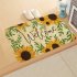 ground mat flannel surface   non slip plastic bottom welcome hallway kitchen absorbent floor mat 40 60cm 10