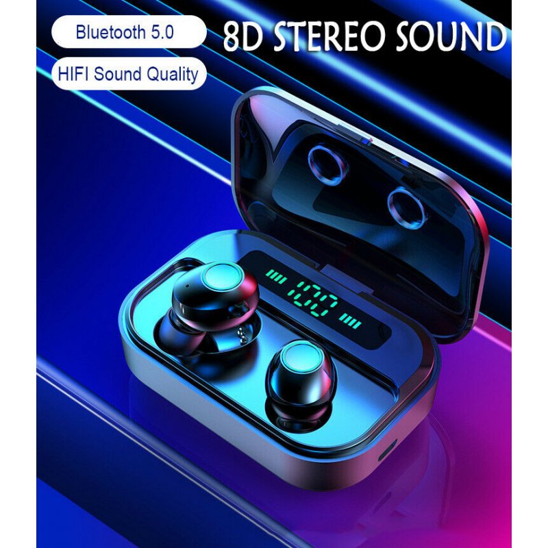 Bluetooth 5.0 Headset TWS Wireless Earphones Mini Earbuds Stereo Headphones Wireless Earphones 