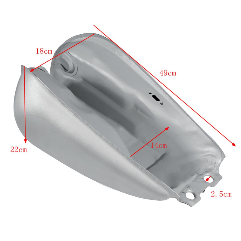 Motorcycle 9L 2.4 Gallon Cafe Racer Vintage Fuel Gas Tank for Suzuki GN125 GN250 