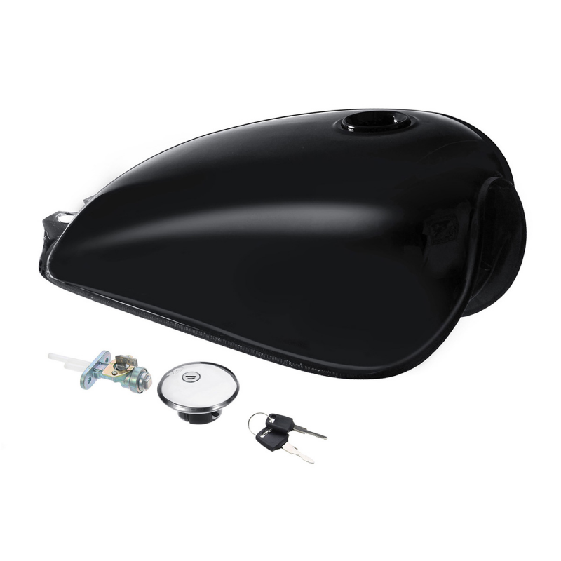 Motorcycle 9L 2.4 Gallon Cafe Racer Vintage Fuel Gas Tank for Suzuki GN125 GN250 