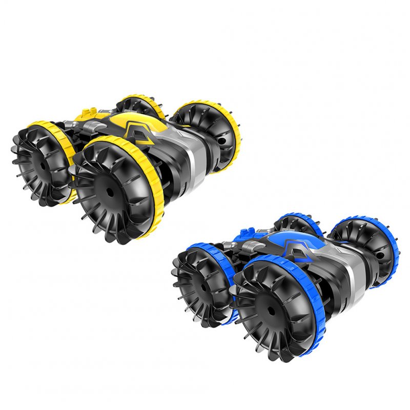 TY6612 2.4g Amphibious RC Car Double-Sided Rotation Rechargeable Electric Stunt Vehicle 