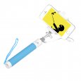 iOS + Android Selfie Stick (Blue)