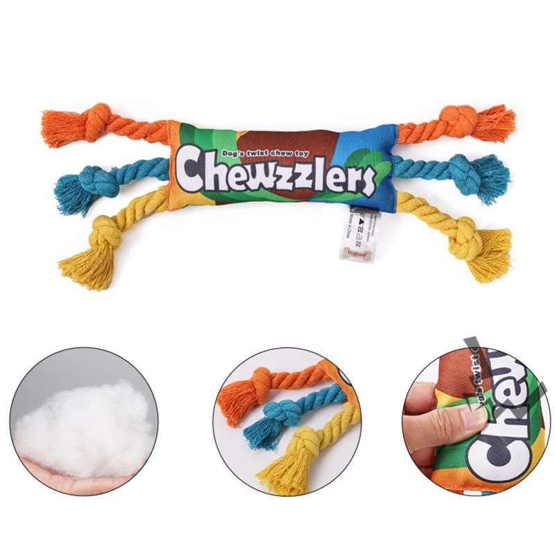 41cm Pet Dog Squeak Toy Candy Shape Bite-resistant Molar Chewing Toys Teeth Cleaning Toy Pet Accessories 