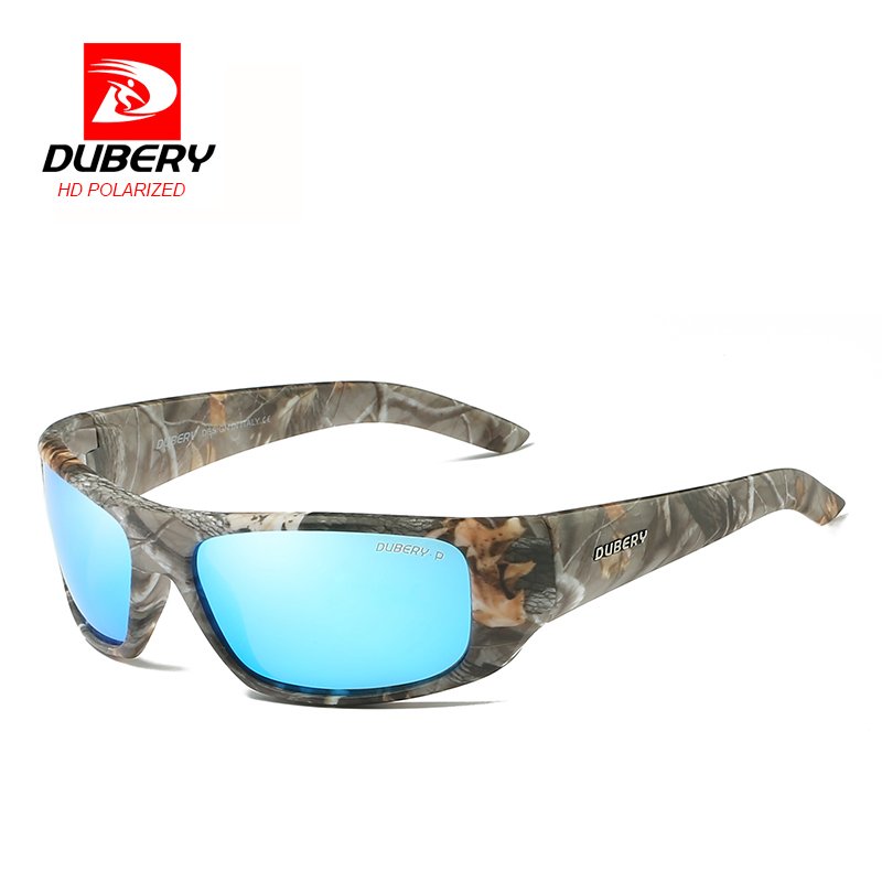 Men Women Retro Camouflage Sport UV400 Polarized Sunglasses  