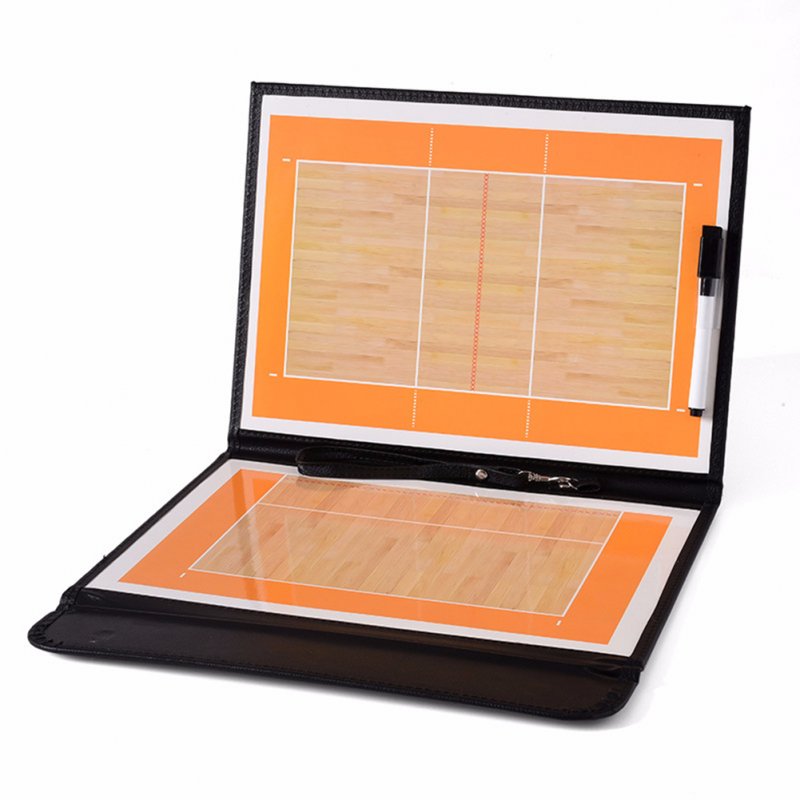 Volleyball Tactical Board Foldable Portable Colorful Coach Magnetic Tactic Clipboard Competition Train Equipment 