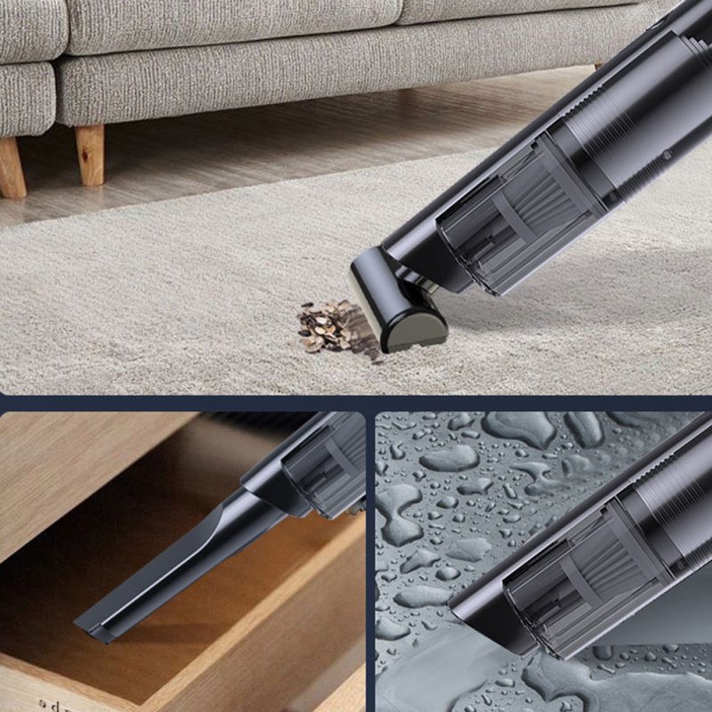 Car Home Dual-use Handheld  Vacuum  Cleaner Wireless Charging 4500pa High-power Cleaning Vacuum Cleaner 