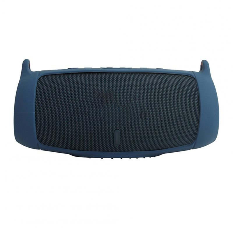 Silicone Case Speaker Travel Carrying Protective Cover With Strap and Carabiner Compatible For Jbl Charge5 Bluetooth Audio 