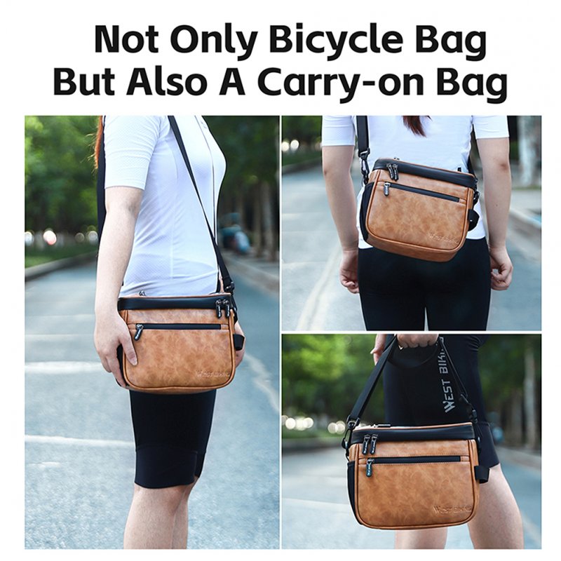 Multifunctional Bicycle Handlebar Bag Waterproof Touch Screen Phone Bag Travel Insulated Bag For Bicycle Bike MTB 4.5L 