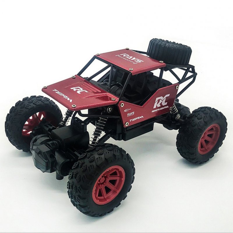 1:18 Alloy Climbing Remote Control Car Rechargeable Four-wheel Drive Off-road Vehicle Model Boy Toys Golden