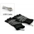 heated gloves with USB cable are ideal for the office or sports during the winter time 
