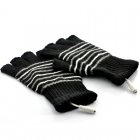 heated gloves with USB cable are ideal for the office or sports during the winter time 