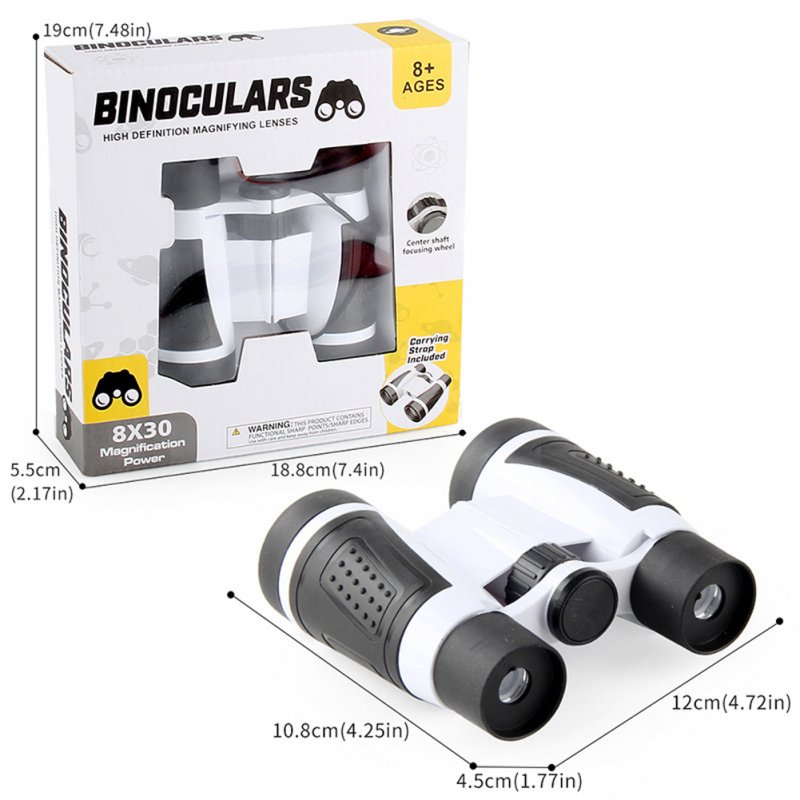 Kids Binocular Telescopes Handheld Portable Telescope Science Experiment Equipment For School Students Gifts 