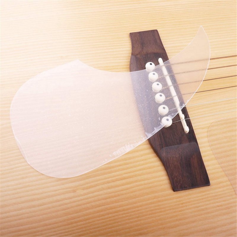 Transparent Acoustic Guitar Pickguard Droplets Self-Adhesive Guard for 40/41 Inches Guitar(opp) 
