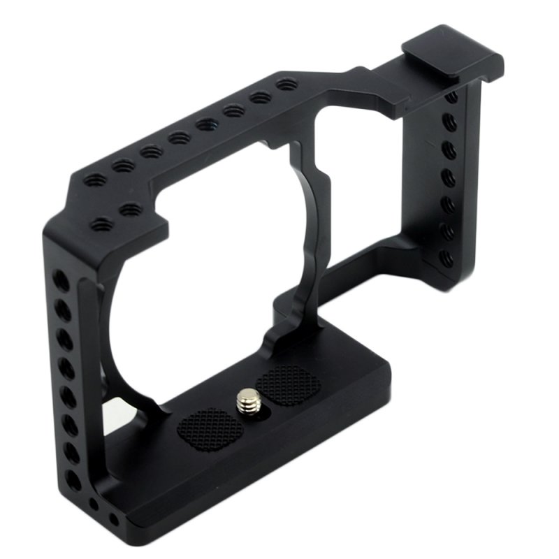 Camera Cage Stabilizer for Sony A6400/ A6000/ A6300/ A6500 DSLR Cage Mount Microphone Monitor 