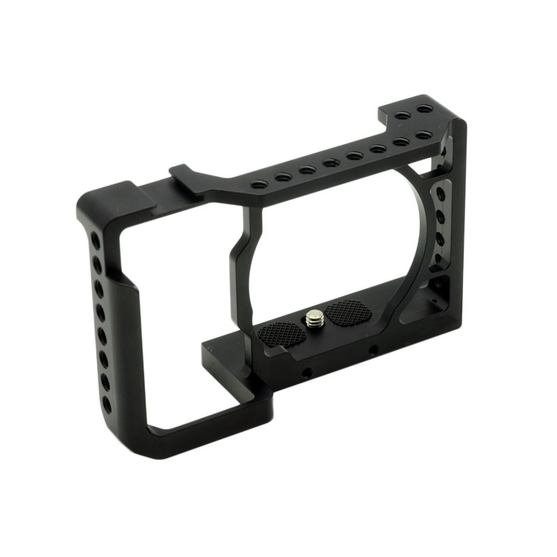 Camera Cage Stabilizer for Sony A6400/ A6000/ A6300/ A6500 DSLR Cage Mount Microphone Monitor 