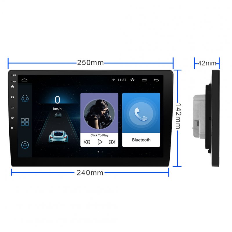 10.1Inch Car Radio Universal Autoradio WiFi GPS Multimedia Video Player with Camera 