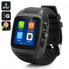 iMacwear SPARTA M7 Smart Watch Phone has a IP67 Waterproof Rating  a 1 54 Inch Touch Screen  an Android 5 1 operating system  a Dual Core CPU and supports 3G