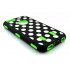 iPhone 6 case ENRGO iPhone 6 4 7   2014 version  case 3 in 1 Combo Polka Dot Tuff Hybrid Shockproof Case Cover Protector for iPhone 6  2014 version    Green