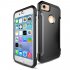 iPhone7 Case Slim Fit Flexible Rubber Back Cover Fused TPU Bumper Case for iPhone7 All Black