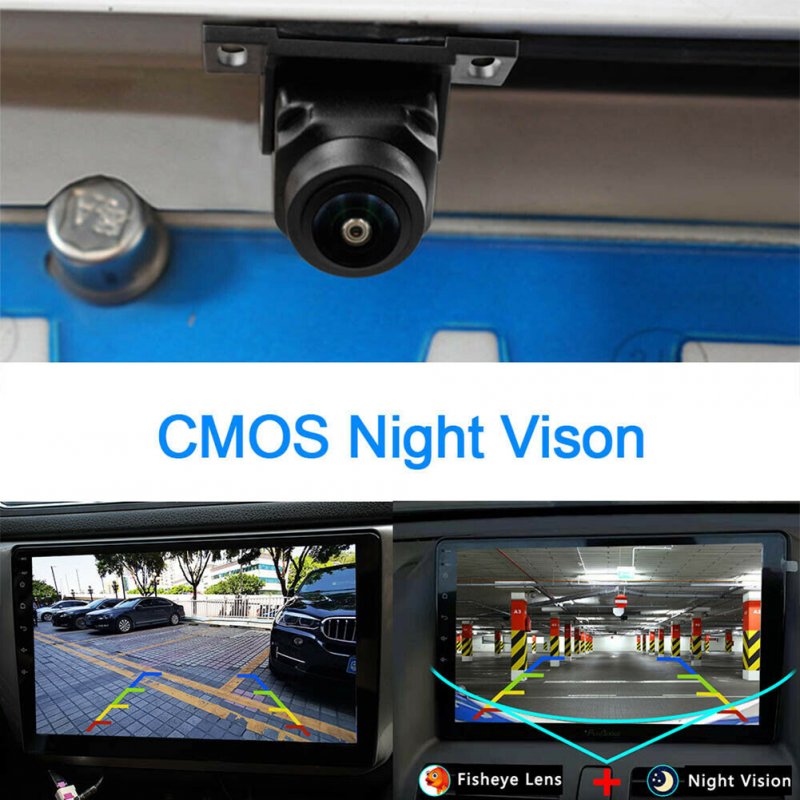 Car 170-degree Wide Viewing Angle Rear  View  Backup  Camera Reverse Parking Waterproof Night Vision Cmos Night Vision Camera 