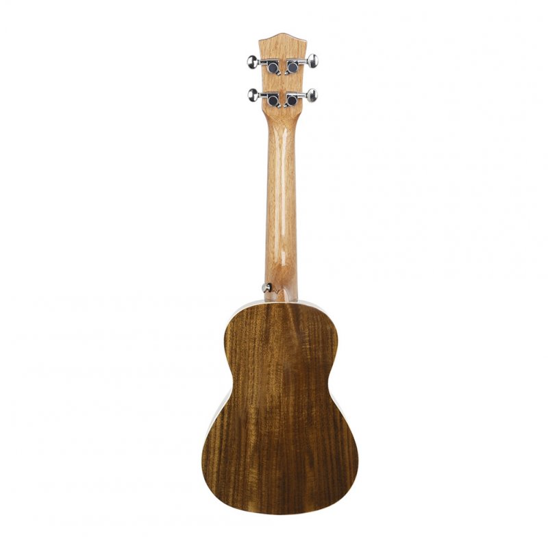 UK2385 23inch Concert Ukulele Spruce Acacia Panel Classical Ukelele Guitar with Bag String Capo Strap 