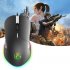 imice X6 High configuration USB Wired Gaming Mouse Computer Gamer 6400 DPI Optical Mice for Laptop PC Game Black