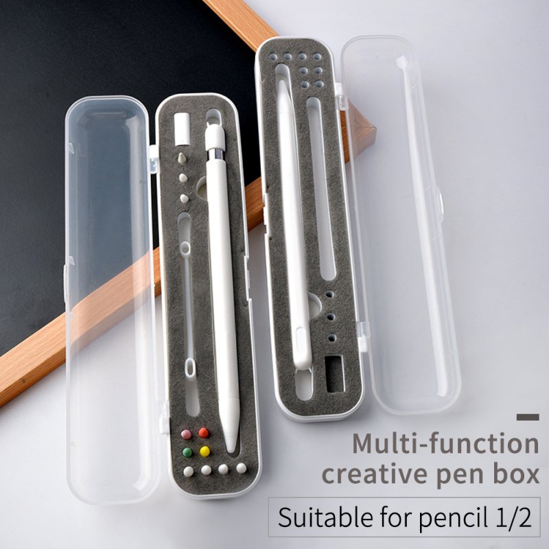 Active Stylus Pen Case for Apple iPad Pencil 1/2 Storage Digital Touch Screen Pen Holder All-round Protective Box Pencil Shell