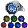 7 Colors LCD 12V Motorcycle Speedometer 