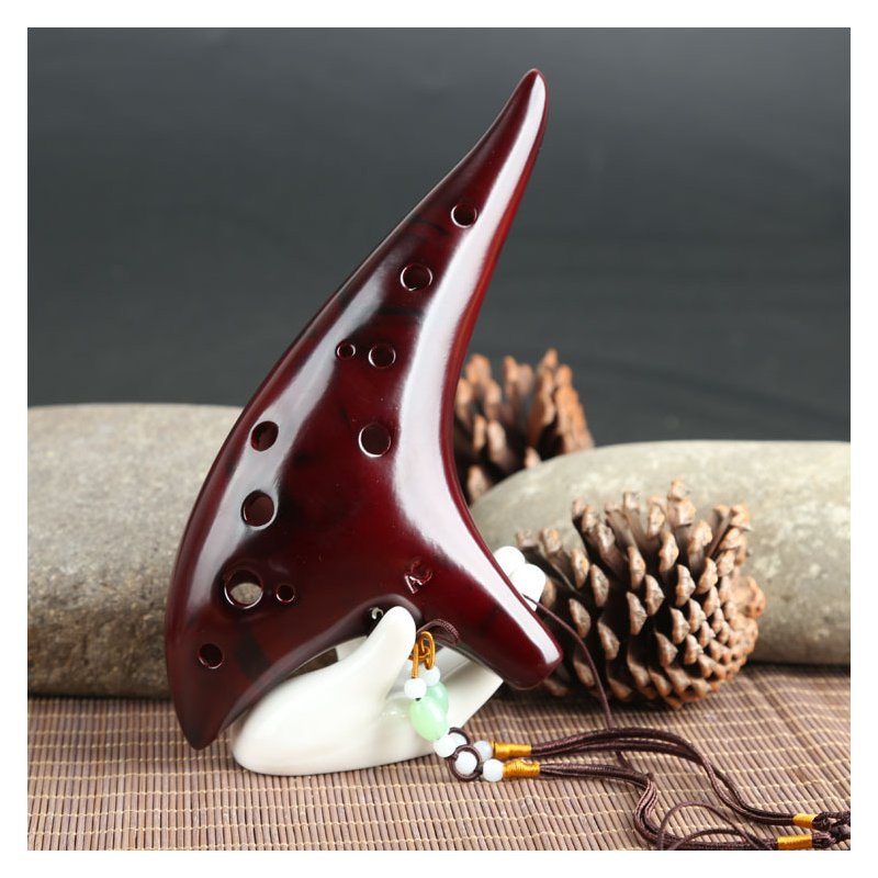 Classic 12 Hole Ceramic Ocarina Woodwind Instruments Flute 