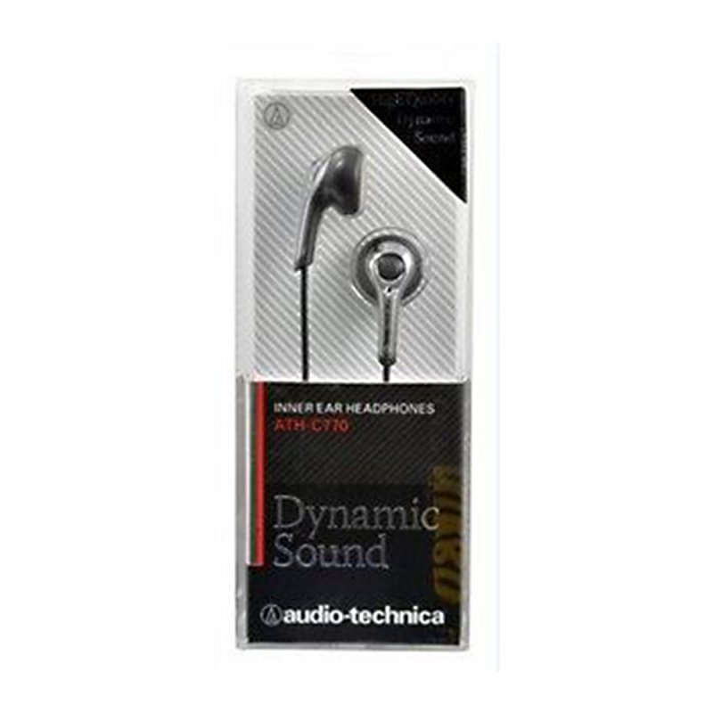 Original Audio-Technica ATH-C770 Wired Earphone HiFi Headphone Univers Cellphone Headset Wide Compatibility Sports Earbuds 