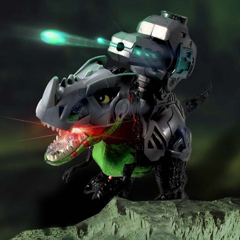 2.4G Remote Control Dinosaur Toys with Spray Light Water Bomb Simulation RC Dinosaur Robot Toy 