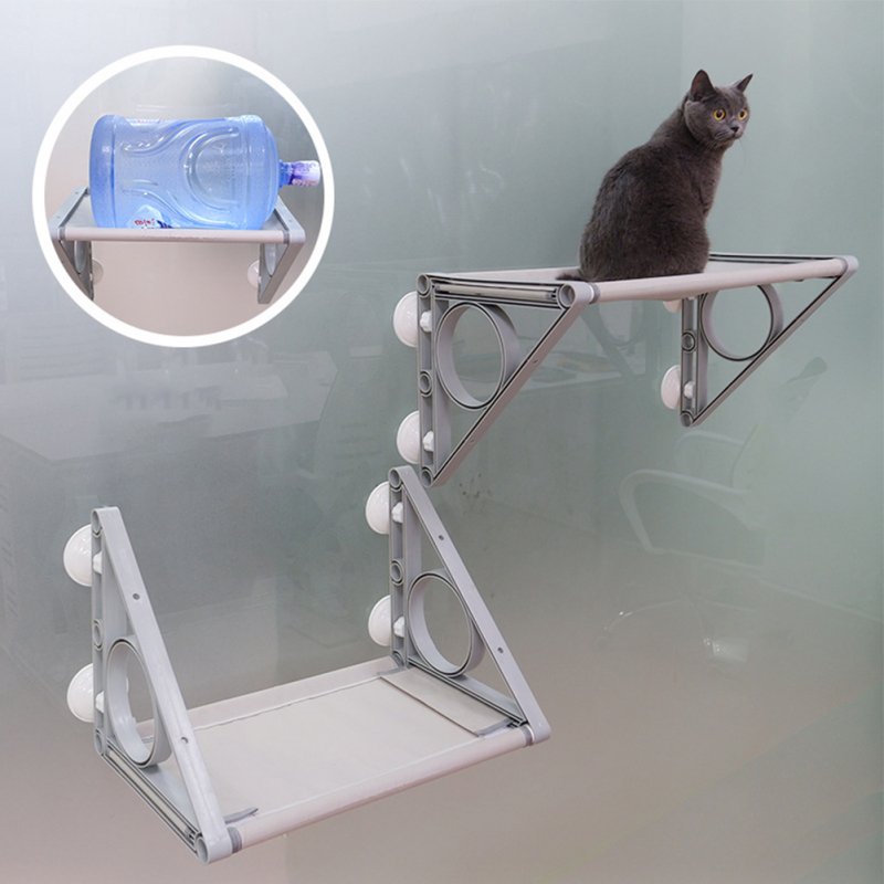 Cat Hanging Hammock Foldable Space-saving Cat Sleeping Nest Comfortable Safety Seat Wih Suction Cup 