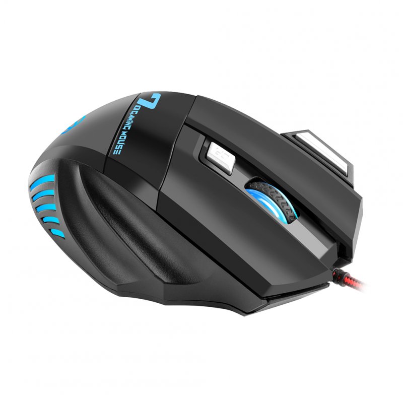 G5 Wired Gaming Mouse 7d RGB Luminous 7 Buttons 3200 Dpi Usb Mechanical Mice Compatible For Windows 2000 / Xp / Win7 / Win8 / Win10 