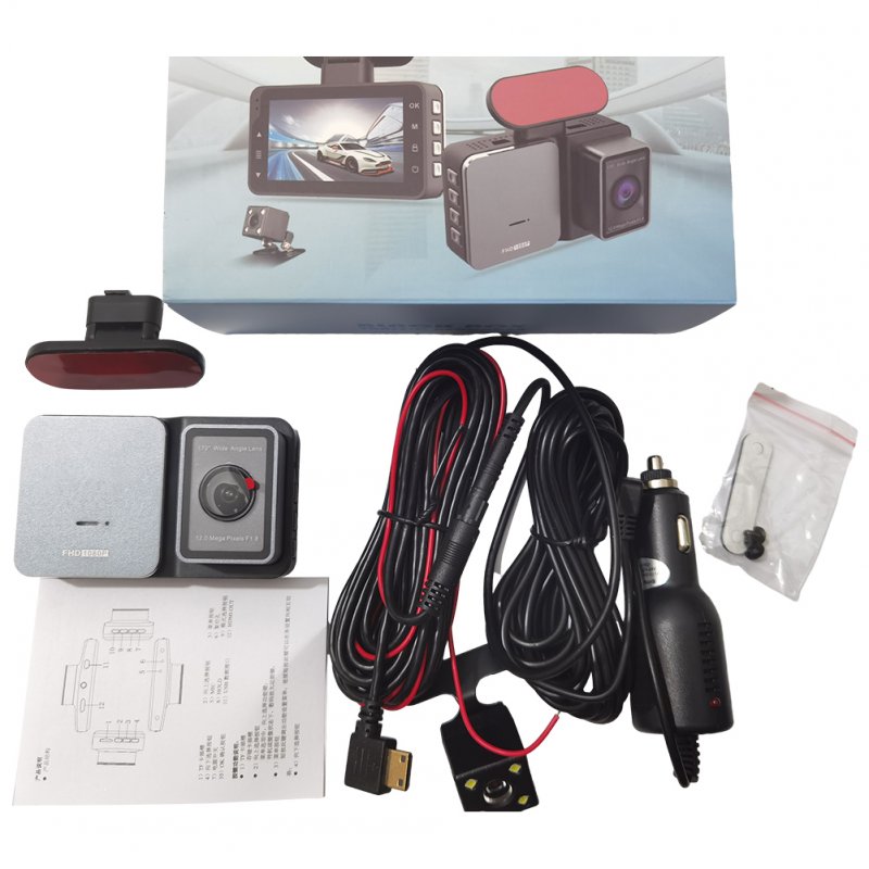 Dash Cam for Cars 1080P Full HD DVR Dash Camera 170° Wide Angle Dashboard Dashcam G-Sensor 