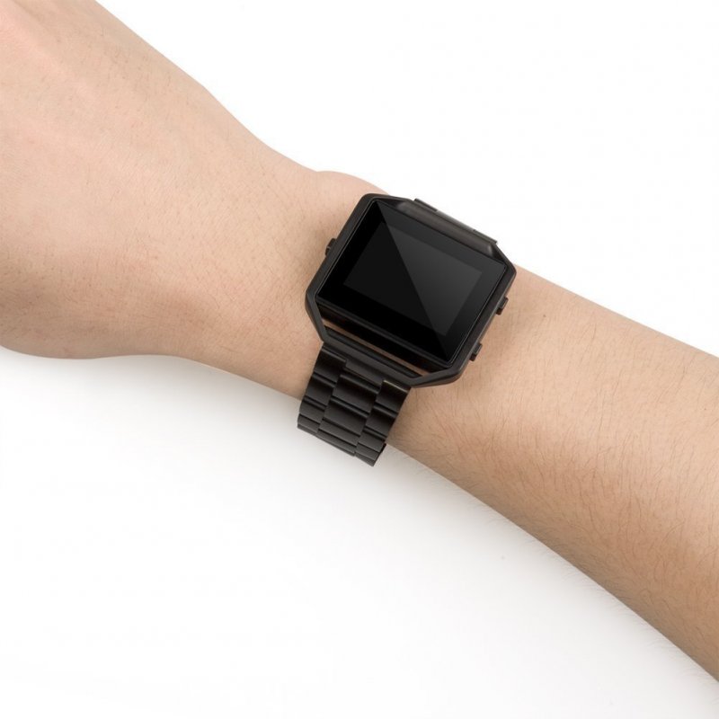 Stainless Steel Wrist Band Classic Bracelet Elegant Strap Frame for Fitbit Blaze Smart Watch  