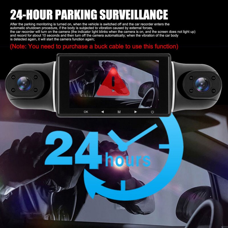 1080P Dash Cam Car Dvr 4 Channel Camera Night Vision G-Sensor Parking Monitor Loop Recording Recorder Camera 