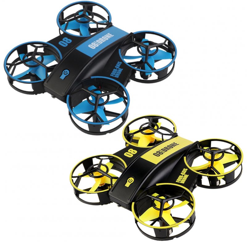 RH-821 08 Drone Mini Quadcopter Lighting UFO Drone Fixed Altitude Remote Control Aircraft Children Toys 