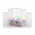 x6 Multi-Color LED Candles - Cozy Color