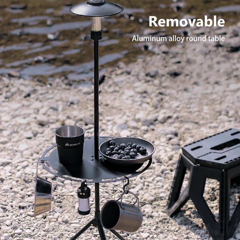 Portable Mini Tea Coffee Desk Lights Pole Tripod Table Desk Fishing Outdoor Tools For Outdoor Camping Hiking Backpacking 
