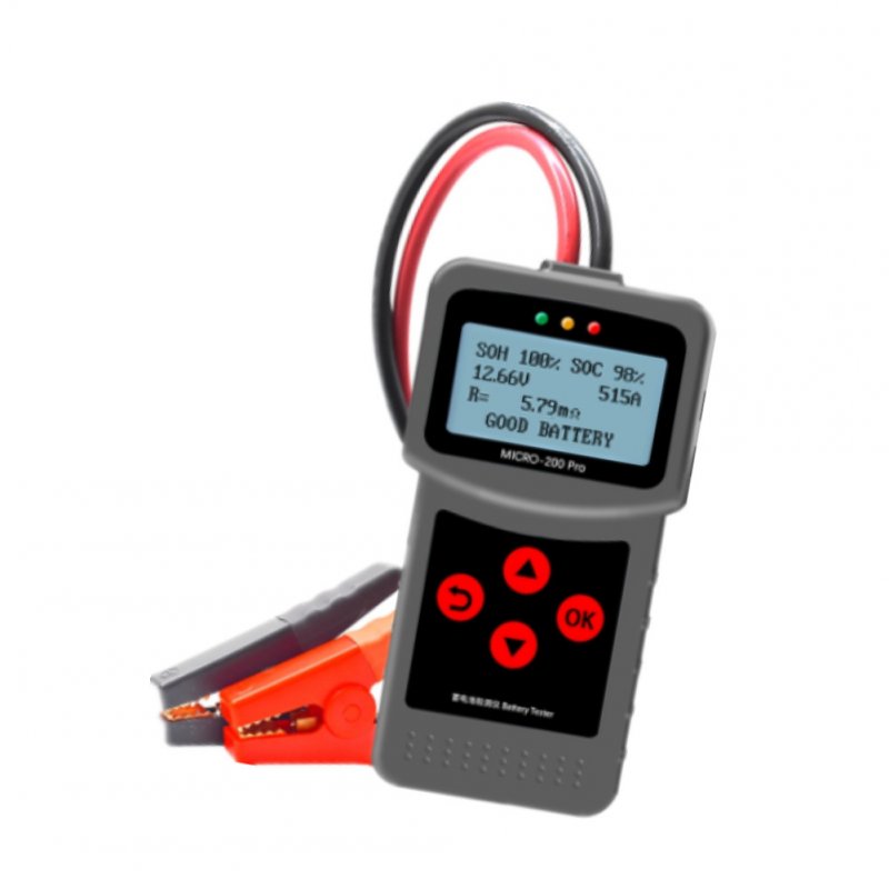 Micro-200 Pro Car Battery Tester 12V 3-220ah Battery Analyzer Charging Test Diagnostic Tool 