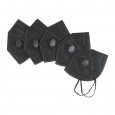 5pcs/set Disposable KN95 Respirator black